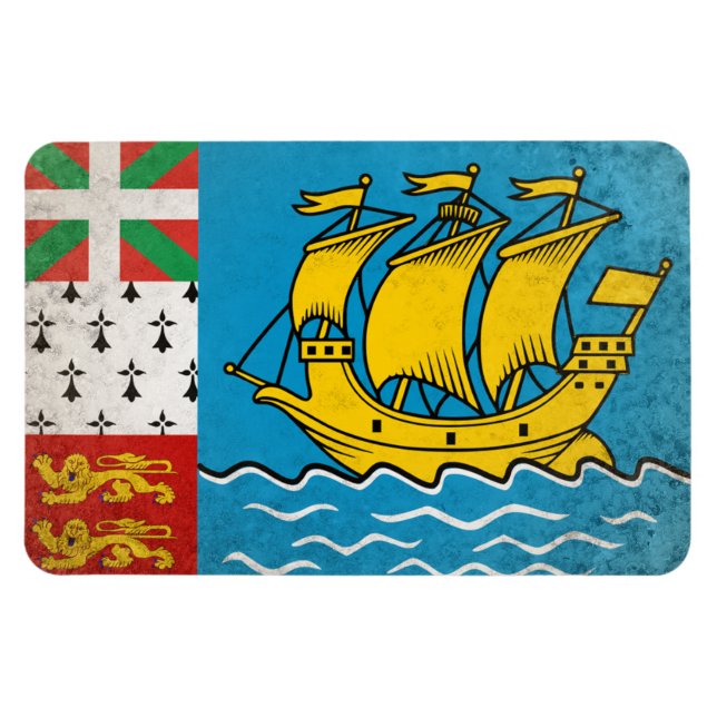 Saint Pierre and Miquelon Magnet (Horizontal)