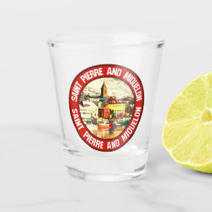 Saint Pierre and Miquelon Shot Glass