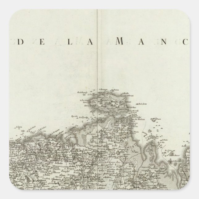 Saint Polde Leon Square Sticker (Front)