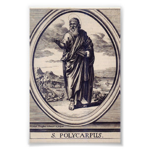 Saint Polycarp of Smyrna Martyr and Church Father Photo Print