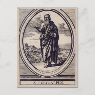 Saint Polycarp of Smyrna Martyr and Church Father Postcard