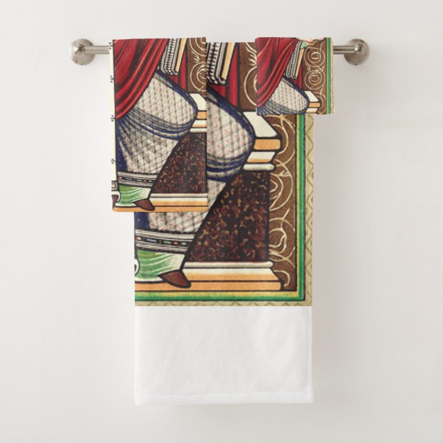  Saint Pope Gregory the Great Bath Towel Set (Insitu)