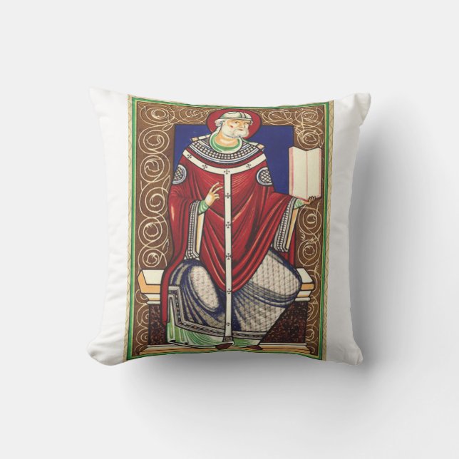  Saint Pope Gregory the Great Cushion (Front)