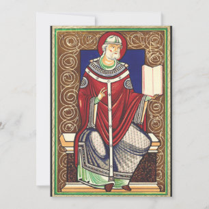 Saint Pope Gregory the Great Holiday Card