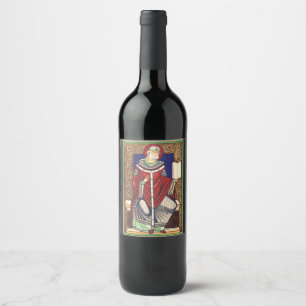 Saint Pope Gregory the Great Wine Label