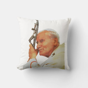 Saint Pope John Paul II Cushion