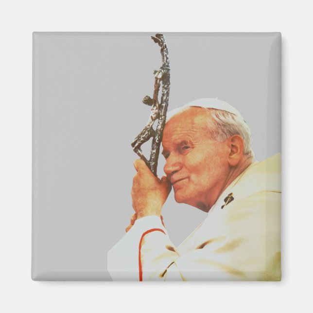Saint Pope John Paul II  Magnet (Front)