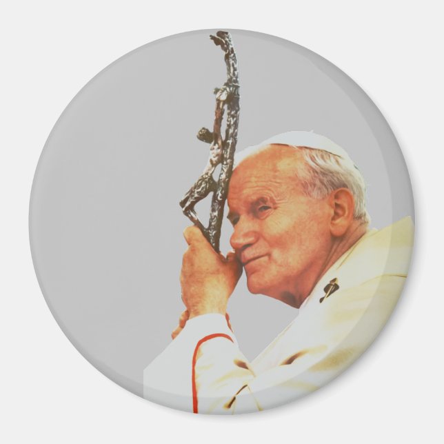 Saint Pope John Paul II  Magnet (Front)