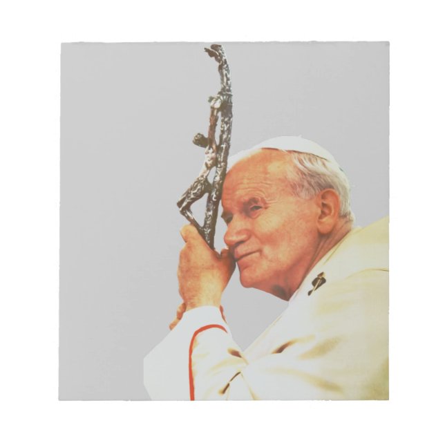 Saint Pope John Paul II  Notepad (Front)