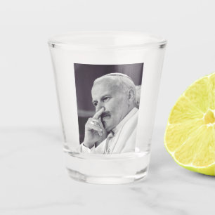 Saint Pope John Paul II Shot Glass