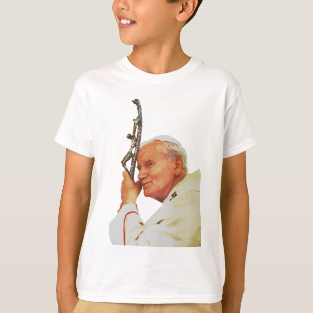 Saint Pope John Paul II  T-Shirt (Front)