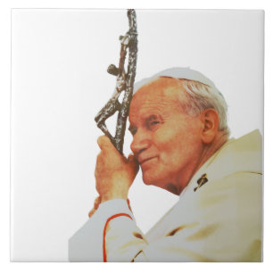 Saint Pope John Paul II Tile