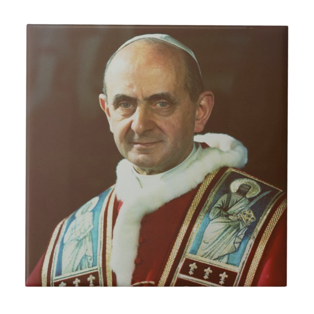 Saint Pope Paul VI Bishop of Rome Tile (Front)