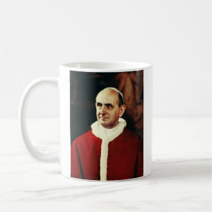 Saint Pope Paul VI head of the Catholic Church Coffee Mug
