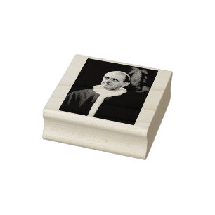 Saint Pope Paul VI head of the Catholic Church Rubber Stamp