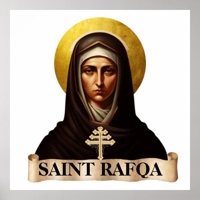 Saint Rafqa, Maronite Nun, 40" x 40" Poster (Front)