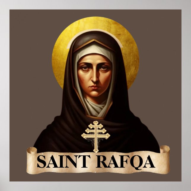 Saint Rafqa, Maronite Nun, Extra Large Poster (Front)
