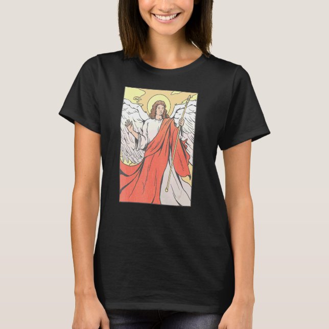 Saint Raphael Religious Graphic T-Shirt (Front)