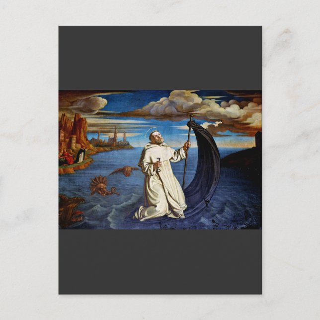 Saint Raymond of Penyafort Holiday Postcard (Front)