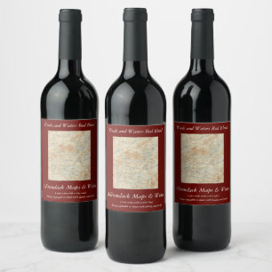 Saint Regis Canoe Area Details in the Adirondacks Wine Label