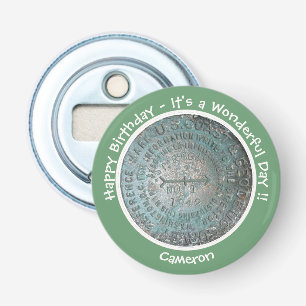 Saint Regis Mountain USGS Benchmark Party Items Bottle Opener