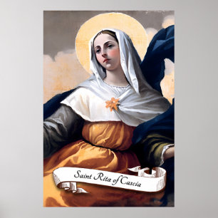 Saint Rita of Cascia Poster