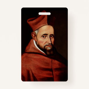 Saint Robert Bellarmin ID Badge