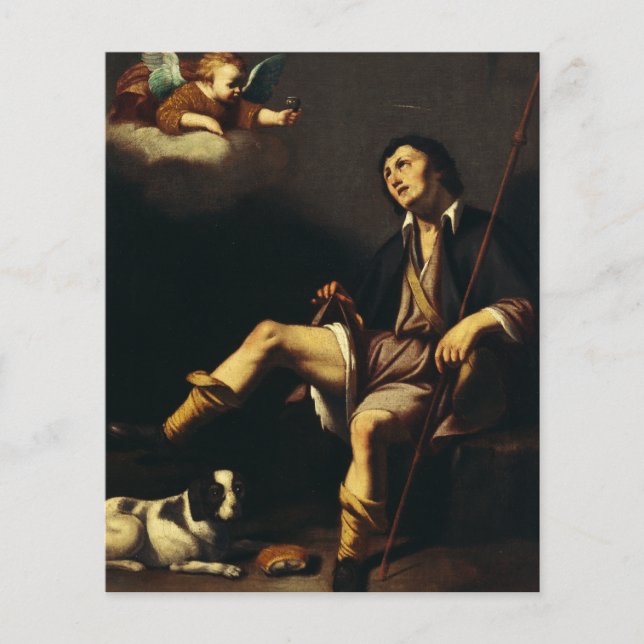 Saint Roch and the Angel Baroque Art Masterpiece (Front)