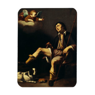 Saint Roch and the Angel by Guy François Magnet