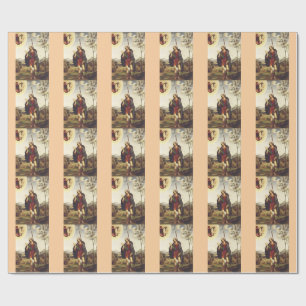 Saint Roch by Francesco Francia Wrapping Paper