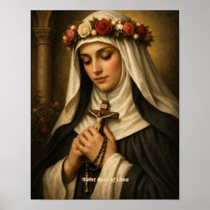 Saint Rose of Lima Art Print