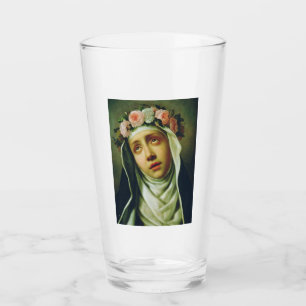Saint Rose of Lima by Francesco de Mura Glass