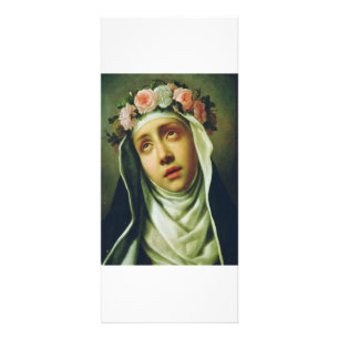 Saint Rose of Lima by Francesco de Mura Rack Card