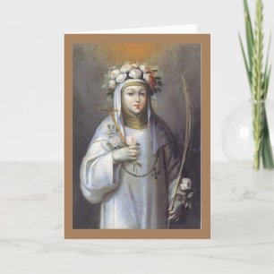 Saint Rose of Lima Card