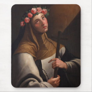 SAINT ROSE OF LIMA MOUSE PAD