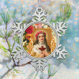 Saint Rose of Lima Snowflake Ornament
