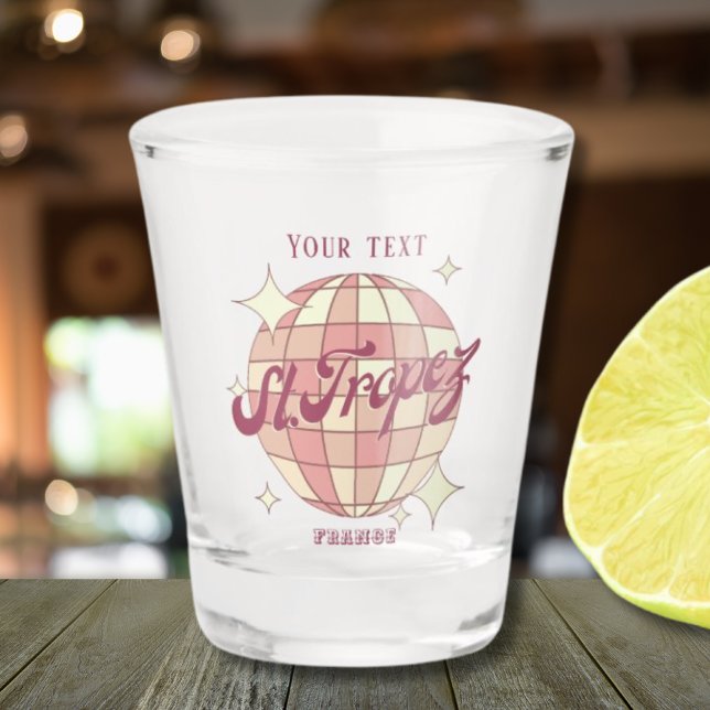 Saint sankt st Tropez France holiday accessory Shot Glass (Creator Uploaded)