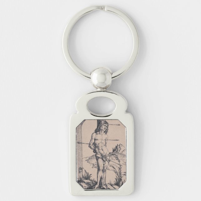 Saint Sebastian Bound to the Column Key Ring (Front)
