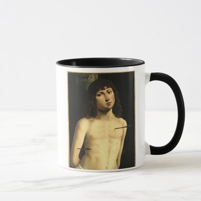 Saint Sebastian, c.1490s (tempera on panel) Mug (Right)