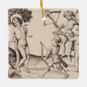 Saint Sebastian Captain of the Praetorian Ceramic Ornament