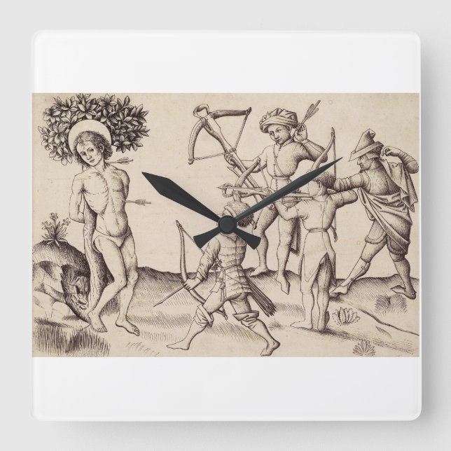 Saint Sebastian Captain of the Praetorian Square Wall Clock (Front)