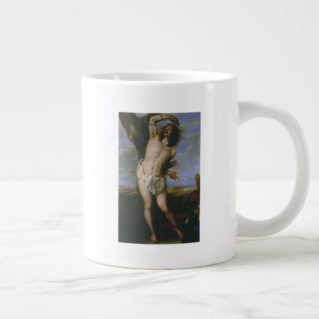 Saint Sebastian Large Coffee Mug (Right)