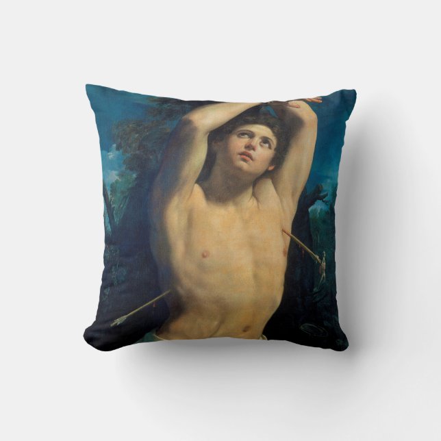Saint Sebastian (St. Sebastian), Guido Reni Cushion (Front)