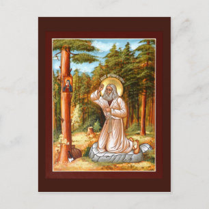 Saint Seraphim Of Sarov Prayer Card