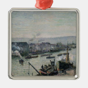 Saint-Sever Port, Rouen, 1896 Metal Tree Decoration