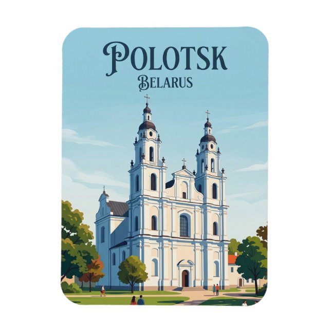 Saint Sophia Cathedral Belarus Magnet (Vertical)