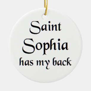 saint sophia coffee mug ceramic tree decoration