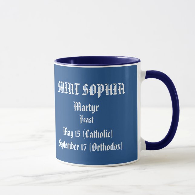 Saint Sophia Mug (Right)