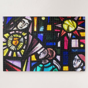 saint stained glass jigsaw puzzle