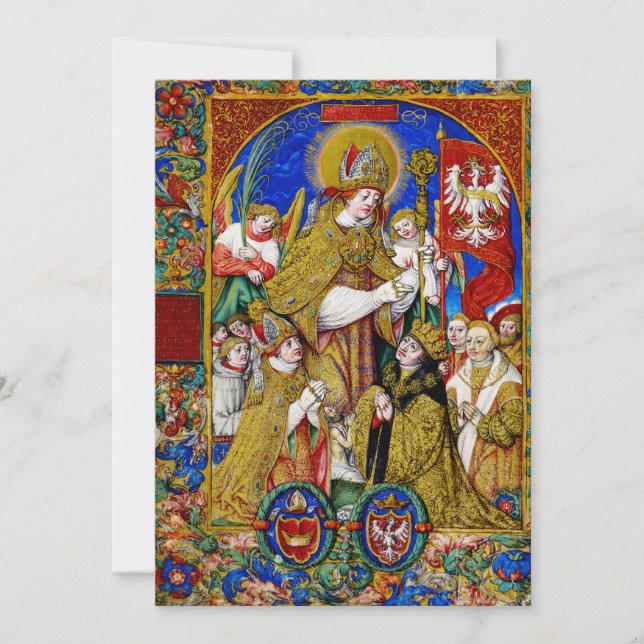 Saint Stanislaus Bishop and Martyr Invitation (Front)